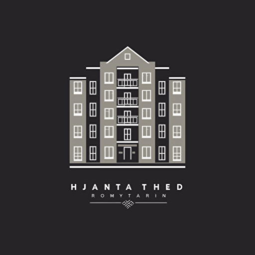 apartment logo minimalistic, vector, simple