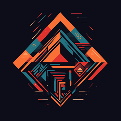 bold vector logo for clothing company abstract