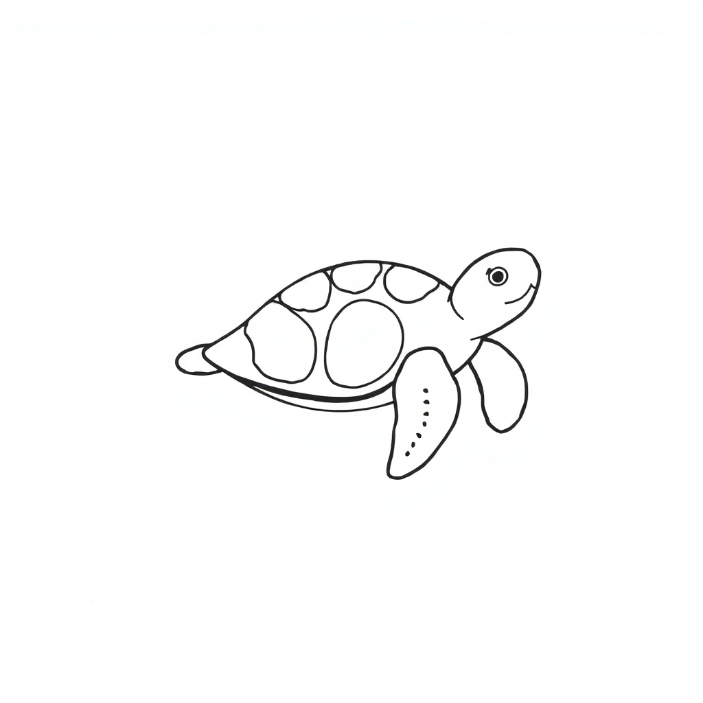 a sea turtle
