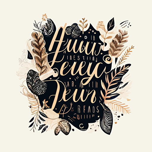 logo, imagen vectorial combinado con el texto: "Editorial Palabras Femeninas", de un estilo destino a ser visto por mujeres