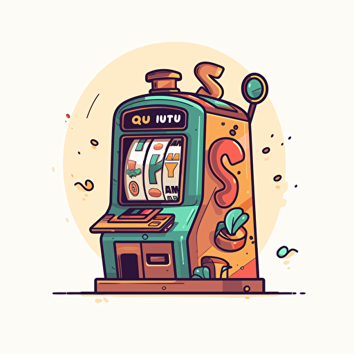 a slot game, vector, a simple drawing, q 2