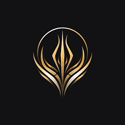 create a logo for “AT”, vector, solid black background, minimal, flat, simple