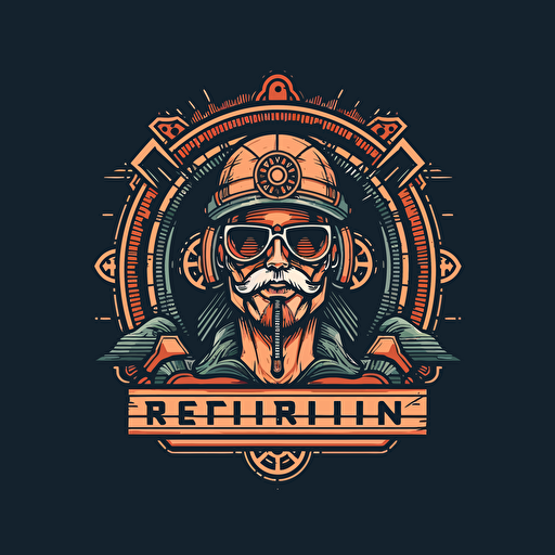 a simple vector logo design for a engineering reuni