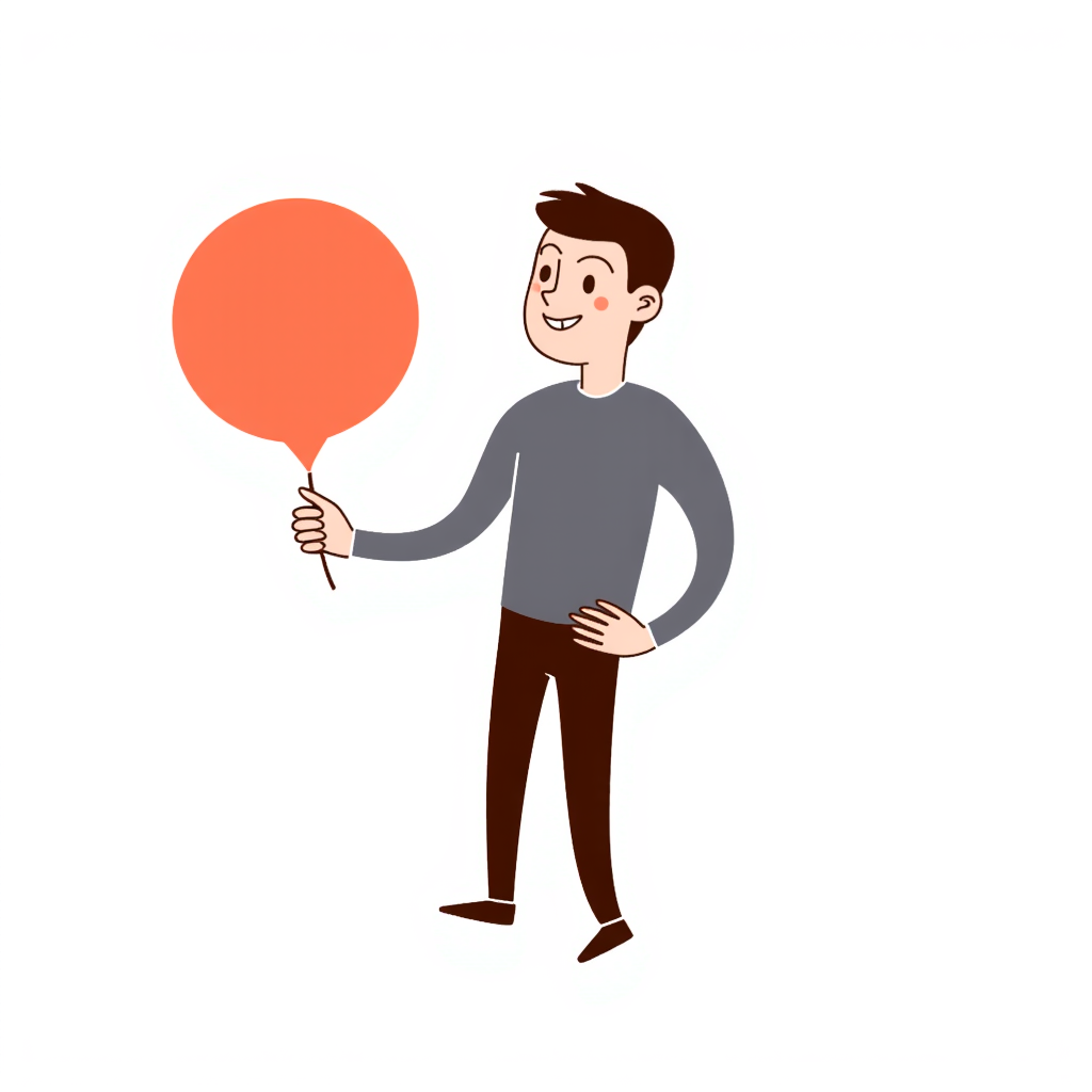 a person with a large 