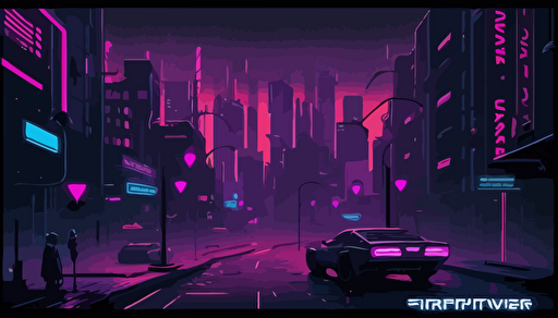 cyberpunk background, vector, GUI, simple