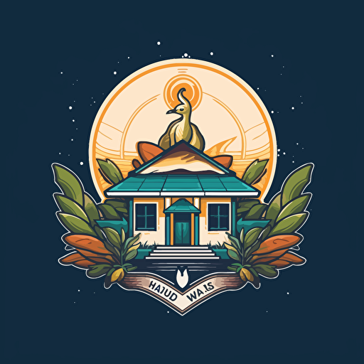 VECTOR LOGO FOR AYURVEDIC HOSPITAL NAMED AS AYURHOME