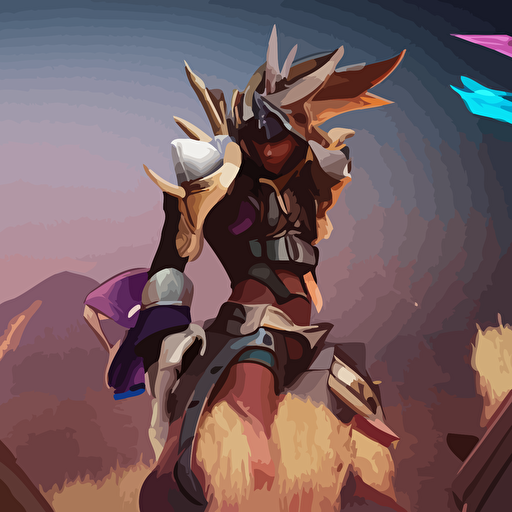 ezrael league legends kda music video 3d render octane render game art realistic highly detailed trending artstation 4k trending artstation pixar cgsociety unreal engine 5 redshift render trending artstation blender behance cg