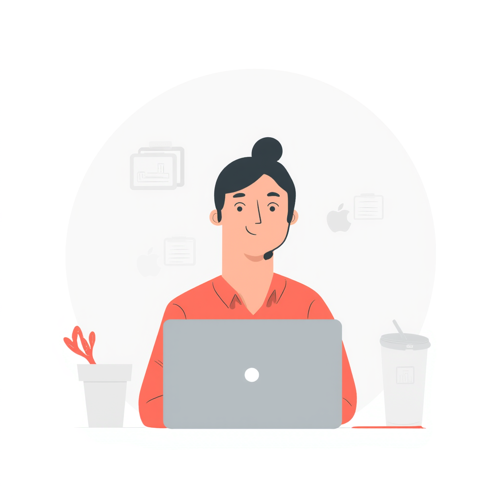 a person working on a 