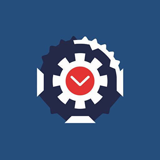 a swiss system development company logo with blue as base color, flat design, vector,