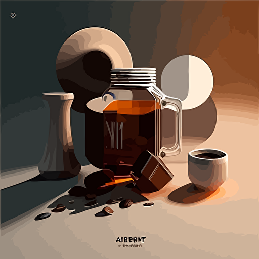 medium contrast, no burn highlights, flat white background, octane render, v-ray , vector art,
