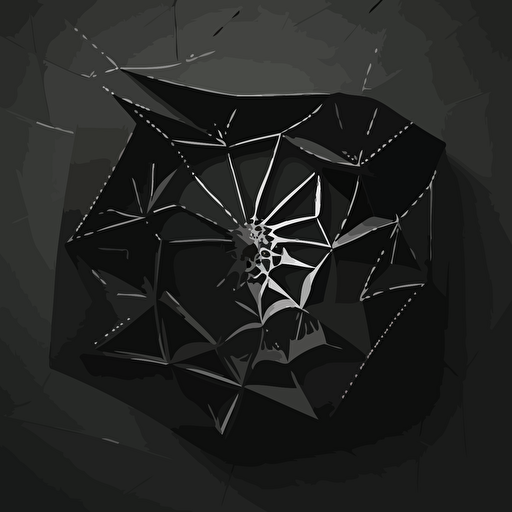 vector, solid background, geometric design, spider web