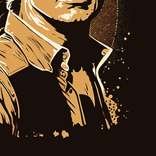 chewbacca and han solo, vector art