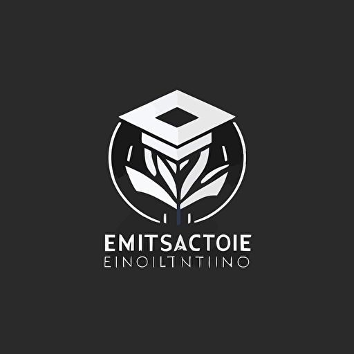 education institute logo, minimalistic, vector, simple, modern, abstract