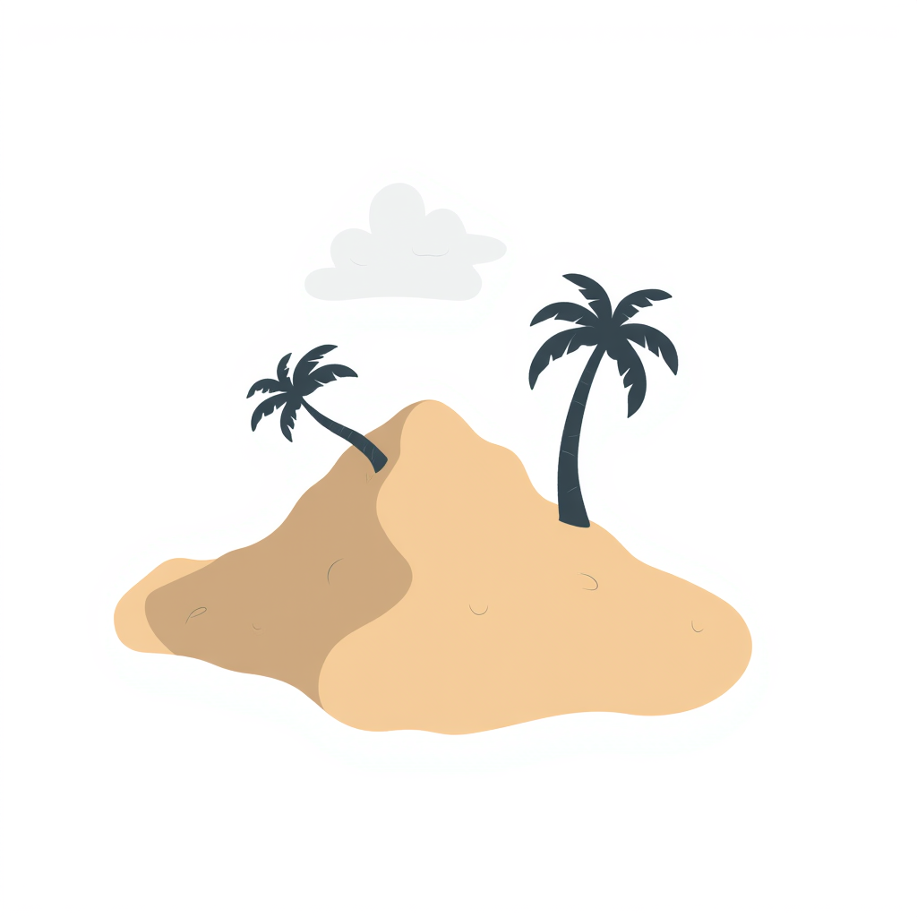 a desert island