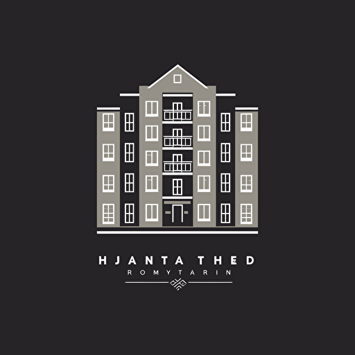 apartment logo minimalistic, vector, simple