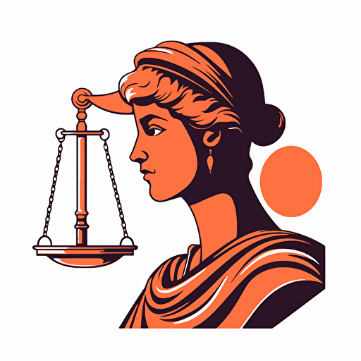 vector flat legal answers logo