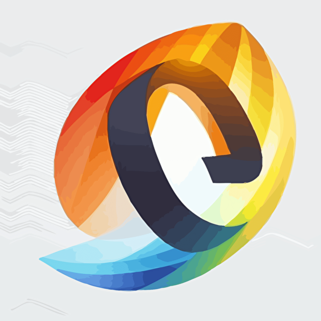 vector logo of a Q with a checkmark in it