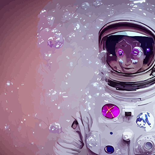 astronaut eva suit covered diamond 3d fractal lace iridescent bubble 3d skin covered insectoid compound eye camera lenses camera appendage stalks opal ruby diamond iridescent fractal lace bubble materials ceramic cracks blobby holographic shrink wrap bubble floats living room film movie directed denis villeneuve art direction salvador dalí wide lens