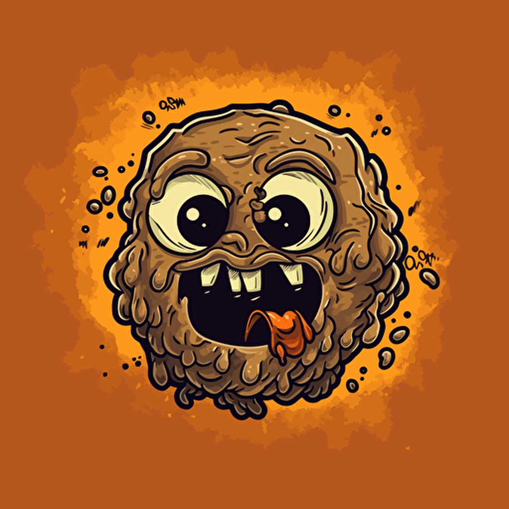 Fartypants McPoop, vector art, logo