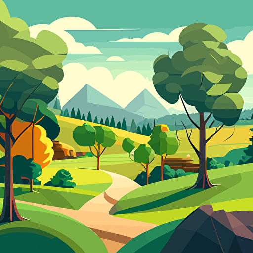 landscape vector design