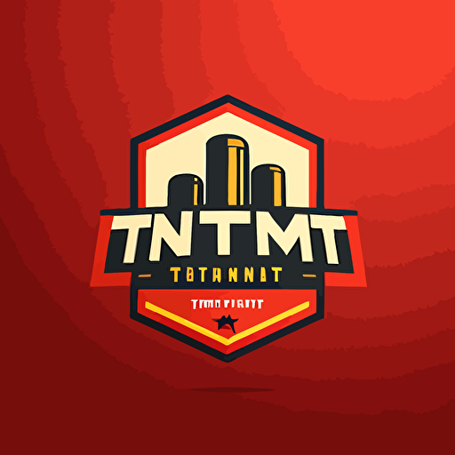 minimal vector logo design using TNT Dynamite for a trading company