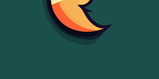 beautiful simple two colour vector logo for plants, hummingbird, fruits, vector, logo, denoise