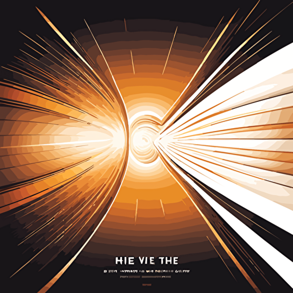 what the universe looks like when you aree moving at the speed of light, vector, line, white background