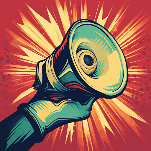 vector megaphone ilustration