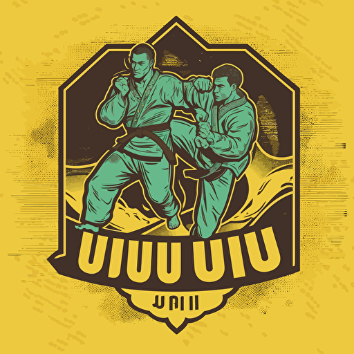 brazilian jiu-jitsu flyer advertisement vector art,