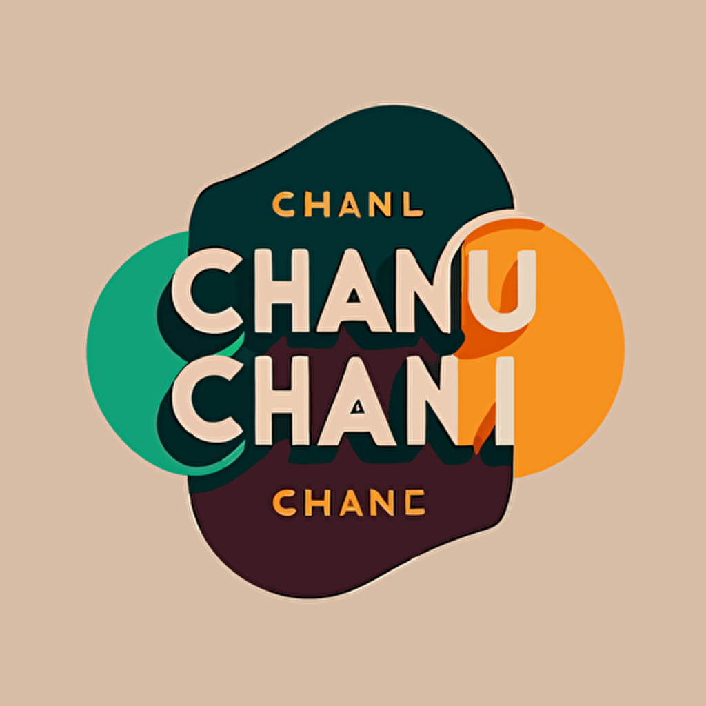 simple iconic logo, guru, chaman, 3 colors, flat, vector, relax, good vibes