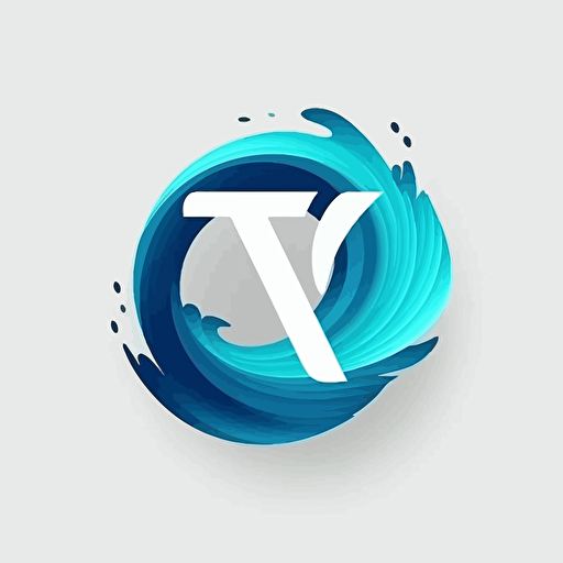 logo vague, dynamique, vectoriel