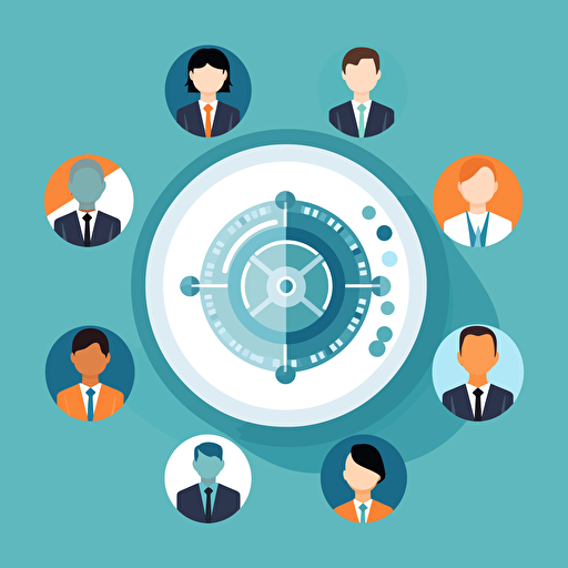 a vector image of Analyzing Your Current Customers