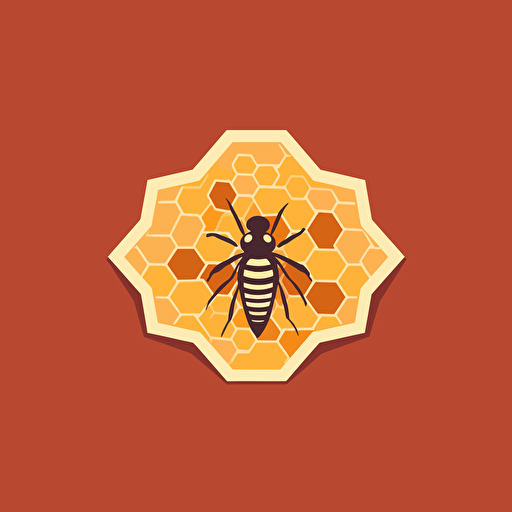 Honeycomb pattern vector logo