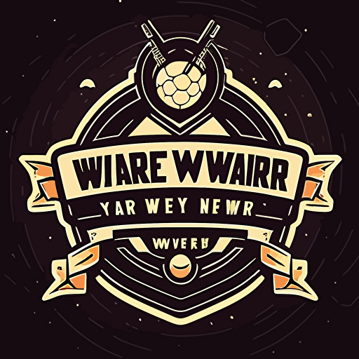 a simple logo for a twitch tournament called Creator Wars, vector