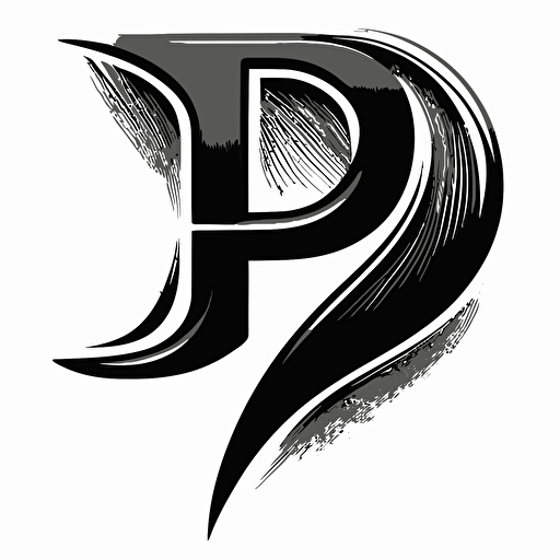 A lettermark of letter D and letter F, the letter F is upsidedown and facing backwards, the letter F is to the left of the letter D, logo, vector