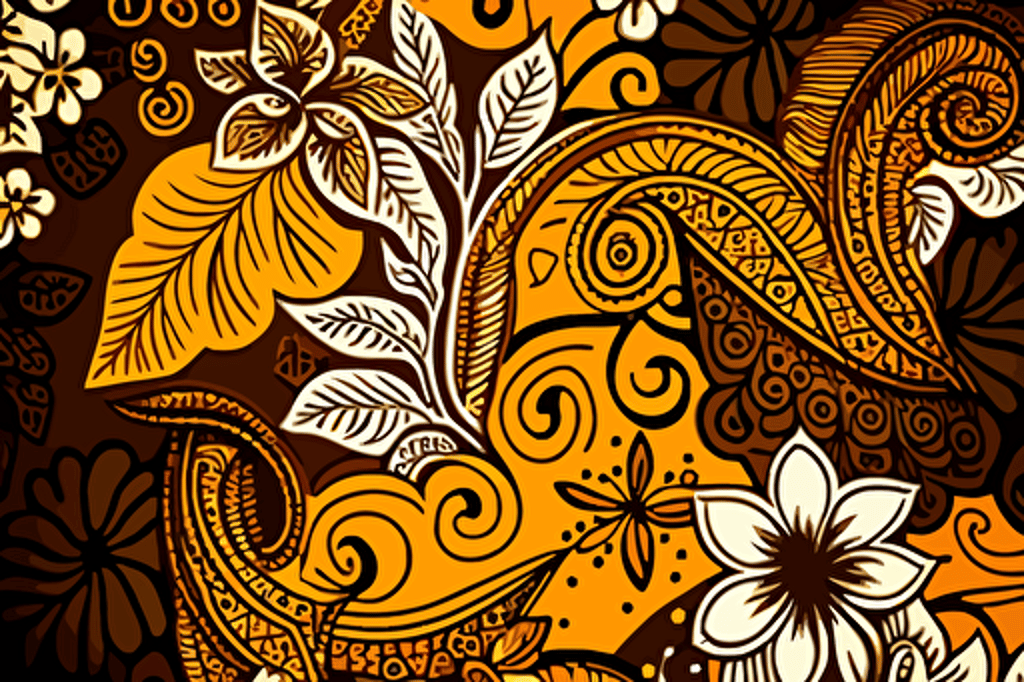 batik seamless pattern vector illustration