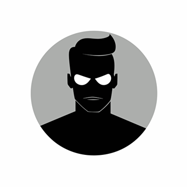 minimal, clean, vector icon, representing hero, no text