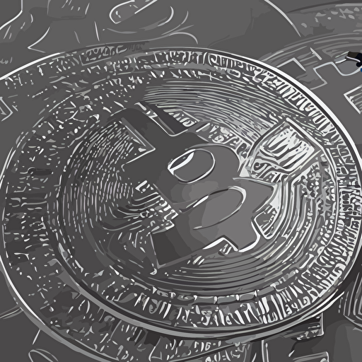 rupee coin cryptocurrency cgsociety concept art octane render 3d rendering hyperdetailed