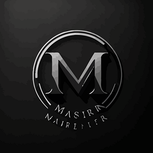 simple brand logo, letter MNR, logo, vector logo, vector design, logo design, design ideas, black and white, classic cool design, monograma, company