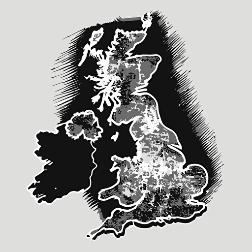 an outline drawing of the UK that I can convert to a vector.