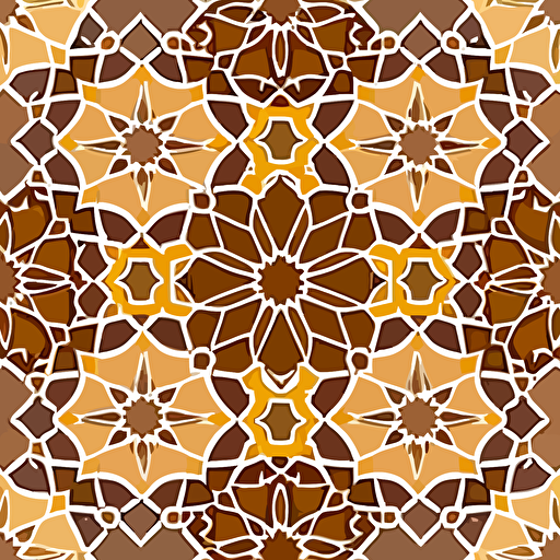 andalusian pattern vector