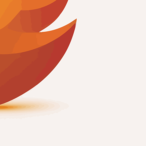 vector fire icon, simple