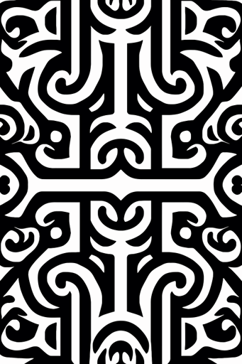 svg, vector, black and white, greek ethnic pattern