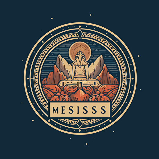 minimal logo for a tourism company, mosaic style, Ephesus ancient city themed, vectoral