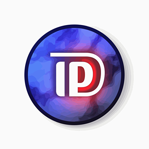 youtube channel logo design for ids, in the style of blue and purpule palete and light crimson, high quality photo, streamlined forms, fluid simplicity, high resolution, eastern and western fusion, white background, simple logo, creative logo, vector logo