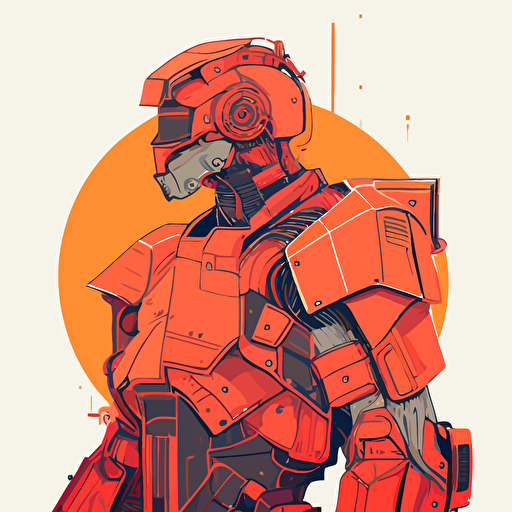 vector line char, flat illustration