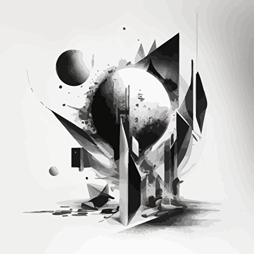 a latent space visualization black and white an image consisting of a lot of vectors, a charcoal sketch with white background