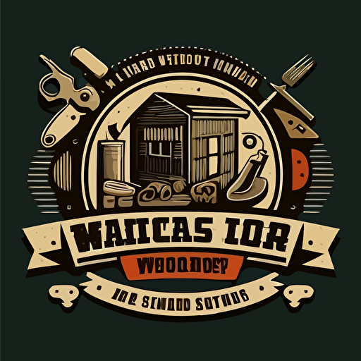 tools and workshop vector logo
