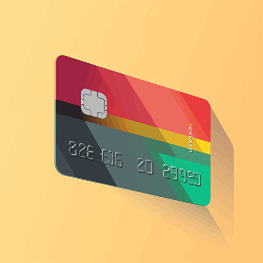 credit card, vector, flat, high resolution
