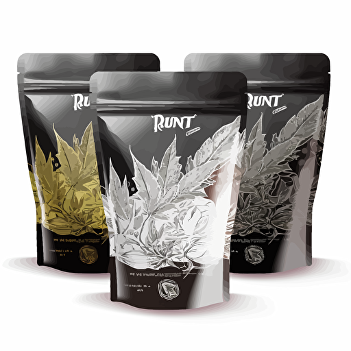 design for weed strain mylar bags, Runtz, svg, vector